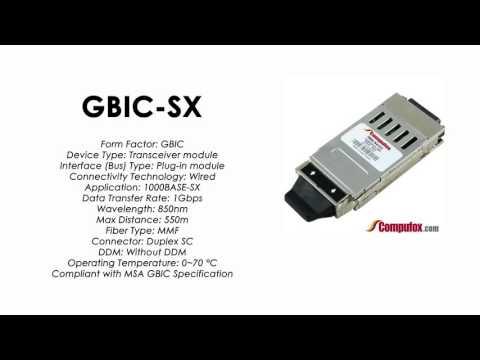 GBIC-SX  |  Alcatel Compatible 1000Base-SX 850nm 550m GBIC
