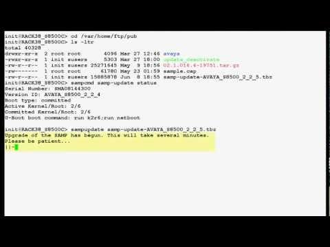 How To Upgrade Server Availibility Management Processor (SAMP) Firmware On S8500B/S8500C