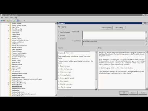 How To Setup Windows Installer Logging For Troubleshooting Avaya CIE Installation And Updates