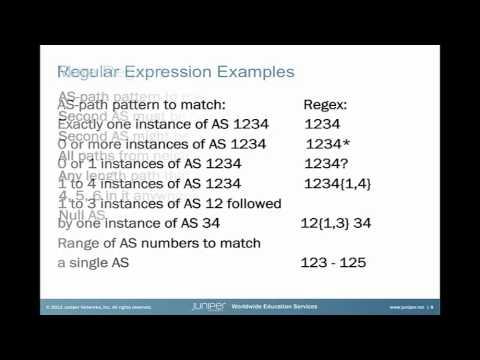 AS-Path Regular Expressions