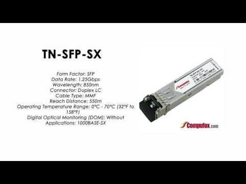 TN-SFP-SX  |  Transition Compatible 1000BASE-SX SFP 850nm MMF 550m