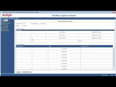 How To Perform A System Snapshot Using SSA On Avaya IP Office And B5800 Branch Gateway