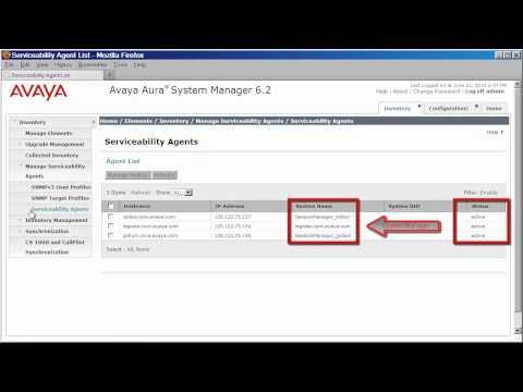 Configuring System Manager/Session Manager 6.2 To Send SNMPv2 Traps To The System Manager UI