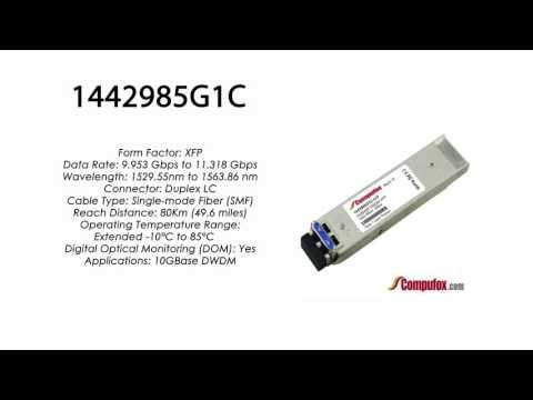 1442985G1C  |  Adtran Compatible 10G TUNABLE DWDM XFP 80km 1529.55nm To 1563.86nm