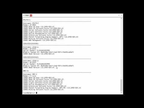 Overview And Upgrade Of A QFabric System