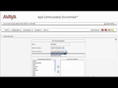 How To Create User Groups In Avaya Agile Communication Environment