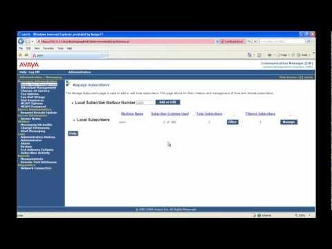 How To Unlock A Subscribers Mailbox On Avaya Communication Manager Messaging
