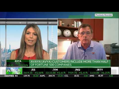 TD Ameritrade Network Interview With Jim Chirico, Avaya CEO