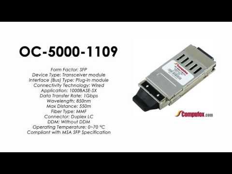 OC-5000-1109  |  Alcatel Compatible 1000Base-SX 850nm 550m GBIC