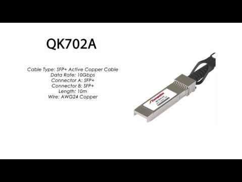 QK702A  |  HP Compatible SFP+ Active Copper Cable 10m