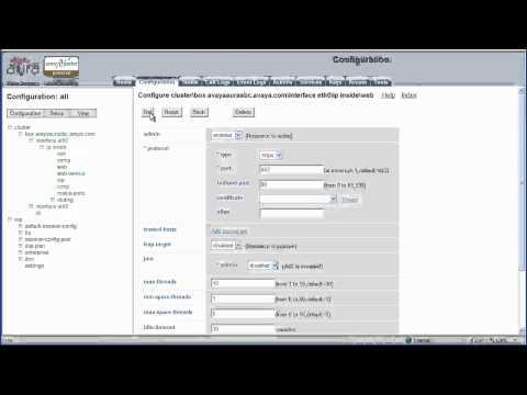 How To Enable Access To The Avaya Aura® SBC Web Interface Using HTTPS And HTTP