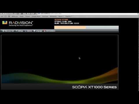 How To Determine The Software Version Of An Avaya Radvision XT1000-series End-point