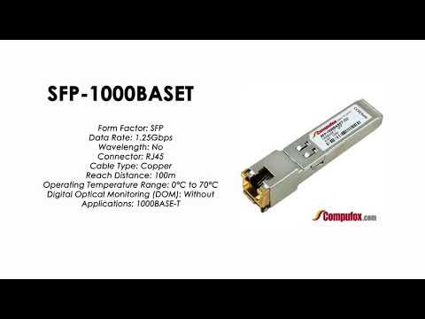 SFP-1000BASET  |  Huawei Compatible Copper SFP 1000BASE-T 100m RJ45