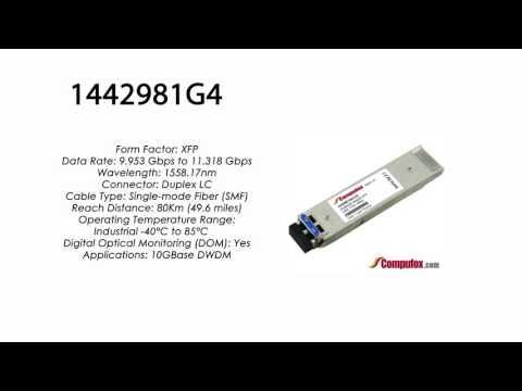 1442981G4  |  Adtran Compatible 11.3G DWDM XFP 1558.17nm 80km LC