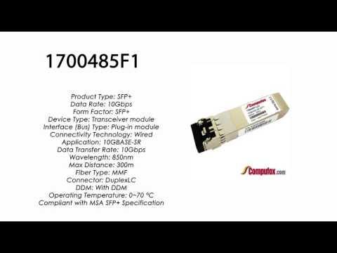 1700485F1  |  Adtran Compatible 10GBase-SR SFP+ 850nm 300m
