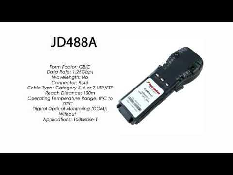 JD488A | HP Compatible 1000Base-T RJ45 100m GBIC