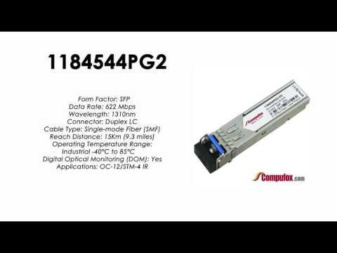 1184544PG2  |  Adtran Compatible OC-12 1310nm 15km SFP