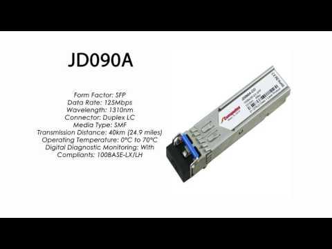 JD090A  |  HP Compatible 100Base-LX SFP 1310nm 40km