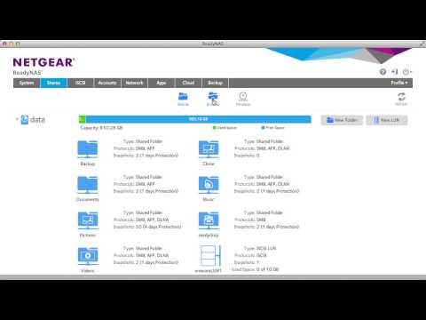 NETGEAR Cloning Snapshots Using ReadyNAS