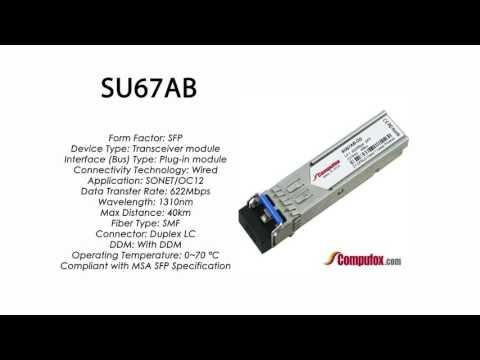 SU67AB  |  Marconi Compatible SFP 622Mbps 1310nm 40km DDM