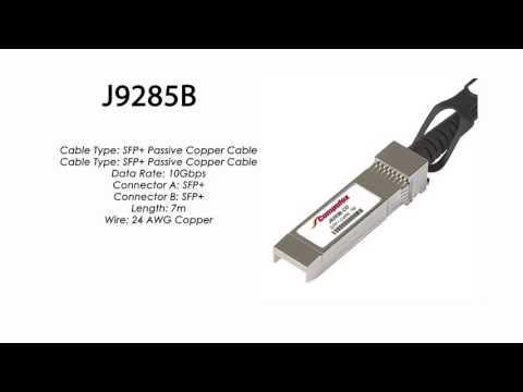 J9285B  |  HP Compatible SFP+ Passive Copper Cable 7m