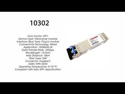 10302  |  Extreme Networks Compatible 10GBASE-LR SFP+ 1310nm 10km SMF