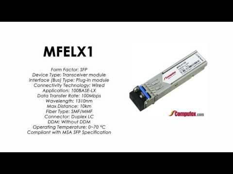 MFELX1  |  Linksys/Cisco Compatible 100Base-LX 1310nm 10km SFP
