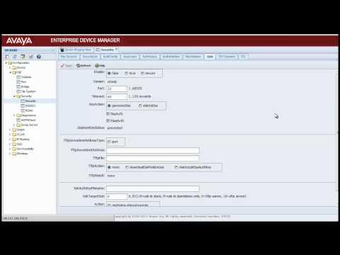 How To Configure SSH In Avaya WLAN 8100 Wireless Controller Using Enterprise Device Manager (EDM)