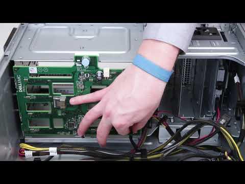 DellEMC PowerEdge T340: Remove/Install HDD Backplane