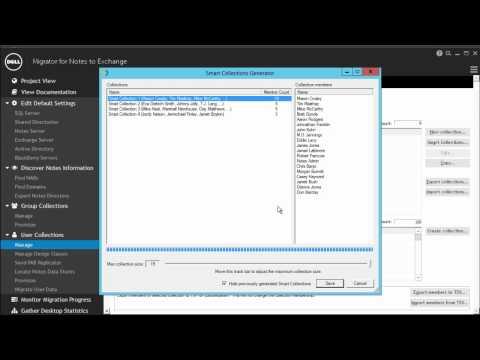 How To Use Smart Collections In Migrator For Notes To Exchange