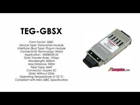 TEG-GBSX  |  TRENDnet Compatible 1000Base-SX 850nm 550m GBIC