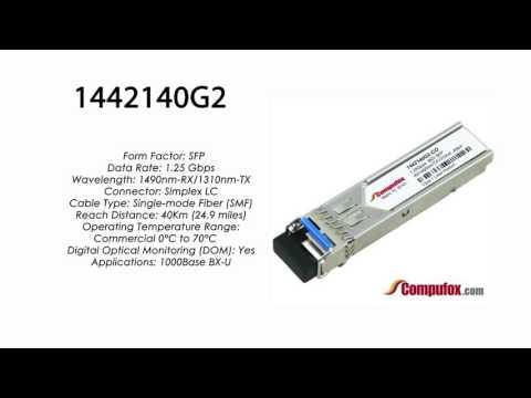 1442140G2  |  Adtran Compatible 1.25Gbps 1490nmRx/1310nmTx 40km SFP