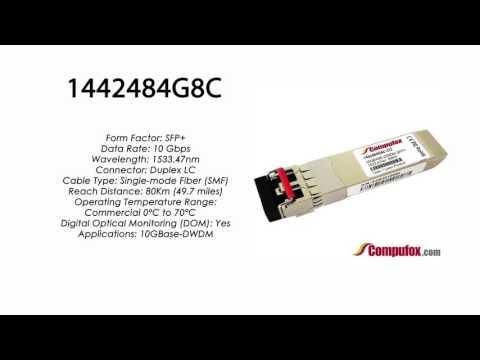 1442484G8C  |  Adtran Compatible 10GBase-DWDM 1533.47nm 80km SFP+