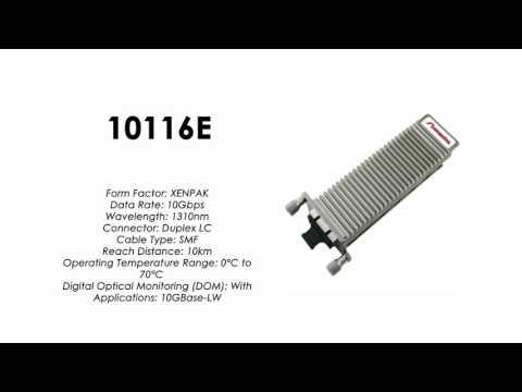 10116E  |  Extreme Networks Compatible 10GBASE-LR XENPAK 1310nm 10km SMF