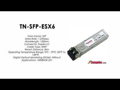 TN-SFP-ESX6  |  Transition Compatible 1000BASE-SX SFP 1300nm MMF 2km