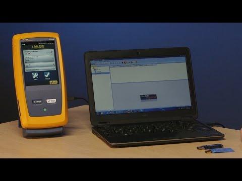 DSX 5000 CableAnalyzer™ Copper Cable Certifiers - Creating A Report: By Fluke Networks