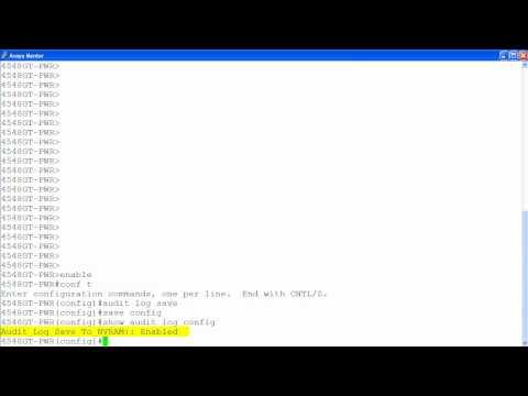 How To Enable CLI Audit Log On The Avaya ERS4000