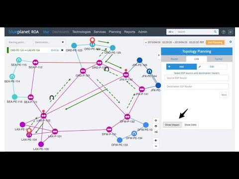 Intelligent Network Planning For Service Providers: Blue Planet ROA Demo