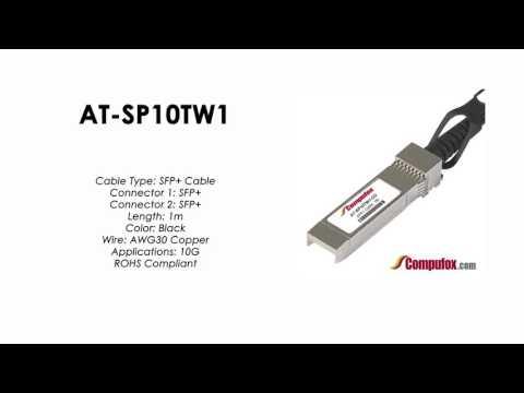 AT-SP10TW1  |  Allied Telesis Compatible SFP+ Twinax, 10G, 1m, Copper Cable