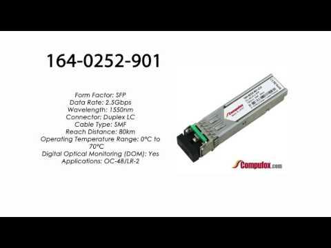 164-0252-901  |  Ciena Compatible OC-48/LR-2 SFP 1550nm 80km SMF