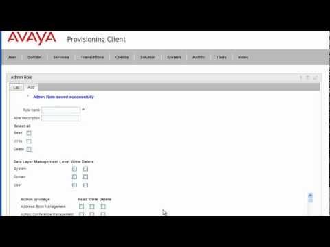 How To Provision An Administrator On An Avaya AS5300