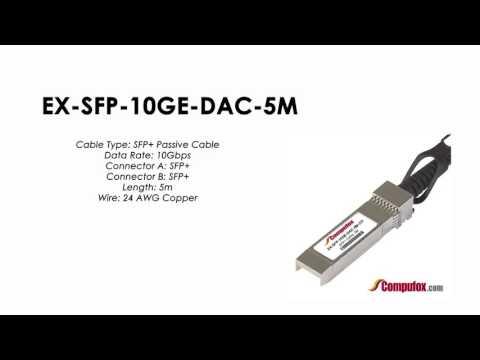 EX-SFP-10GE-DAC-5M  |  Juniper Compatible SFP+ Direct Attach Passive Cable 5m