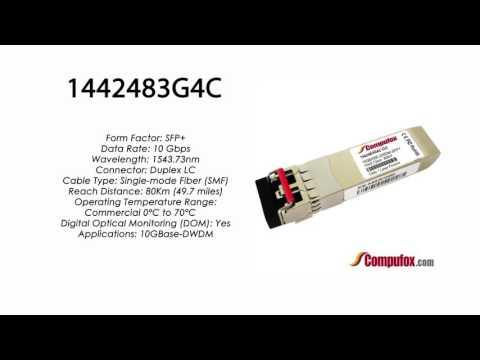 1442483G4C  |  Adtran Compatible 10GBase-DWDM 1543.73nm 80km SFP+