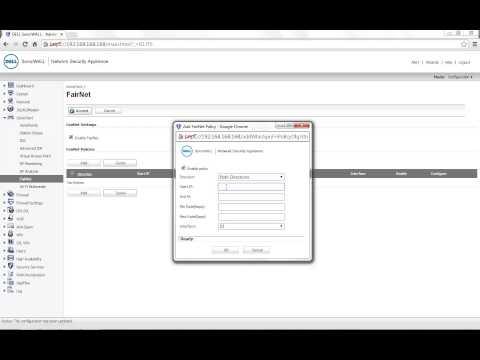 How To Configure SonicPoint FairNet