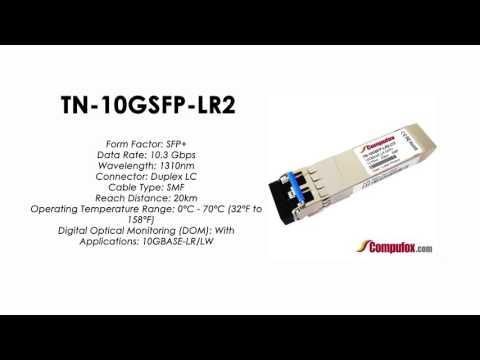 TN-10GSFP-LR2  |  Transition Compatible 10GBASE-LR SFP+, 1310nm SMF 20km