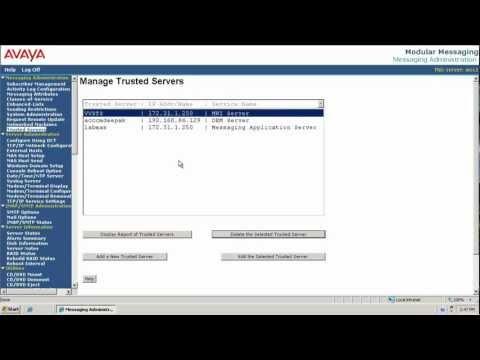 How To Enable MWI Server In Avaya Modular Messaging