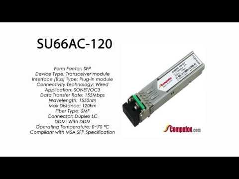 SU66AC-120  |  Marconi Compatible SFP 155Mbps 1550nm 120km DDM