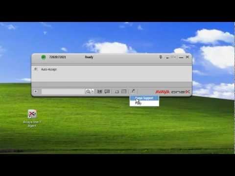 Overview Of The Avaya One-X Agent Main Window