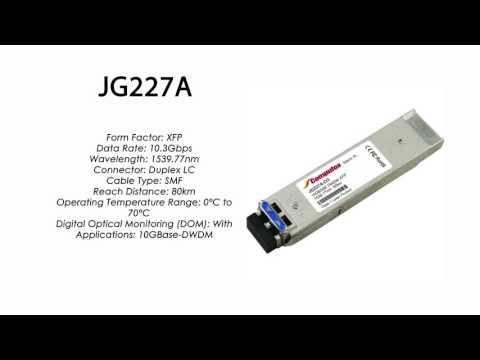 JG227A  |  HP Compatible 10GBase-DWDM XFP 1539.77nm 80km