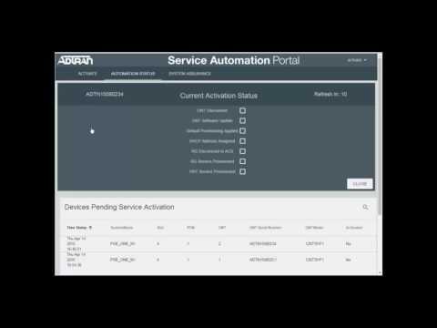 ADTRAN - Services Activation Automation